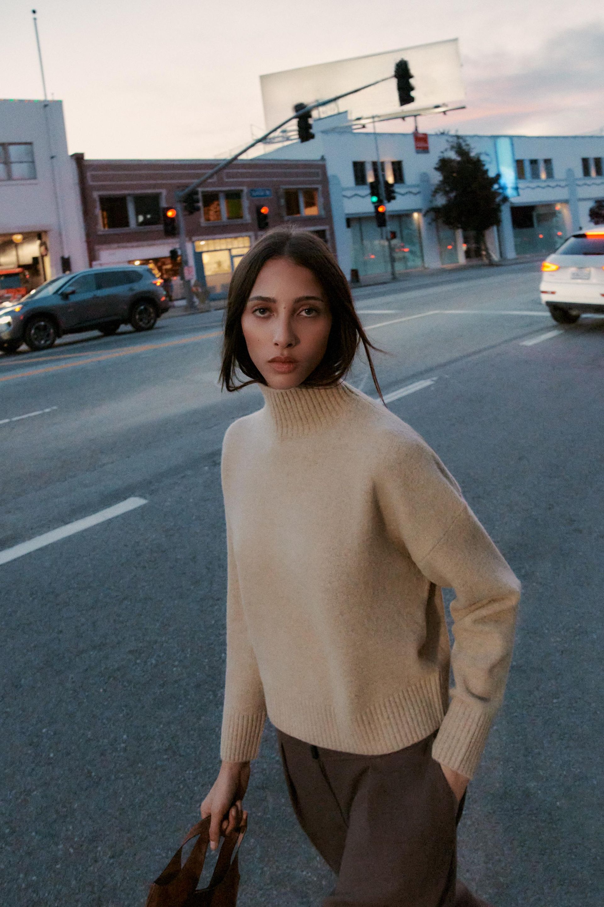 Soft Knit High Neck Jumper