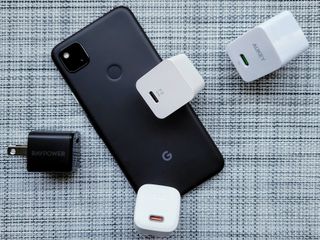 Google Pixel 4a With Chargers Hero