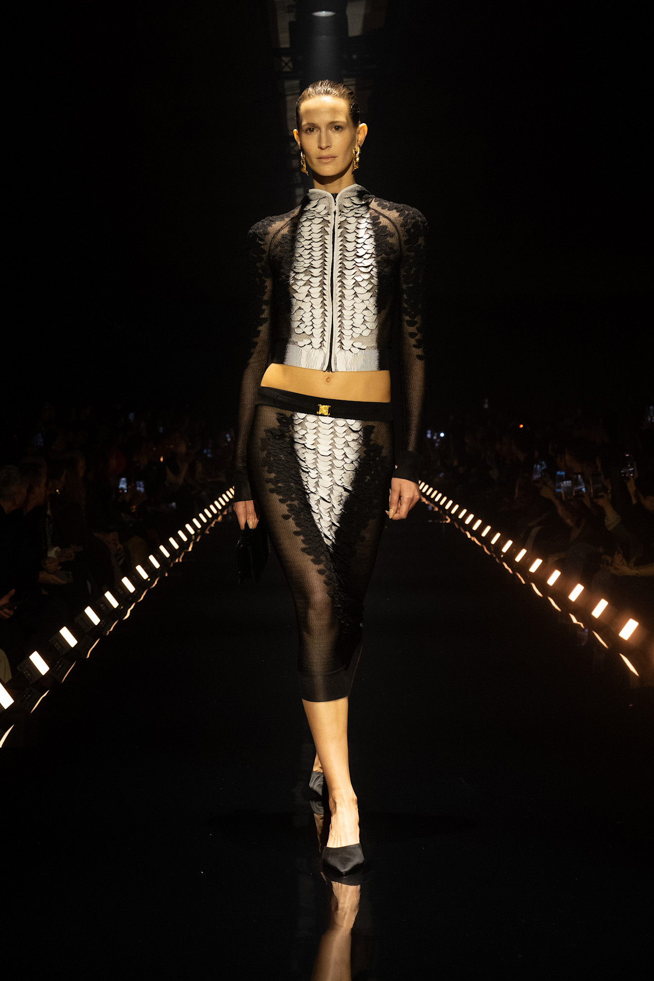 A model wore Nicole Kidman's skirt set on the Schiaparelli Fall 2026 runway