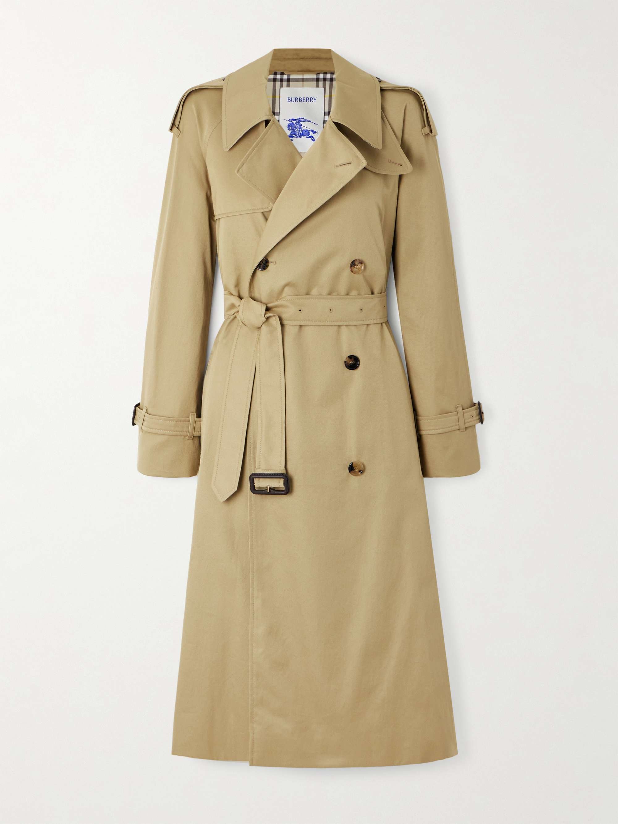 Castleford Double-Breasted Cotton-Gabardine Trench Coat