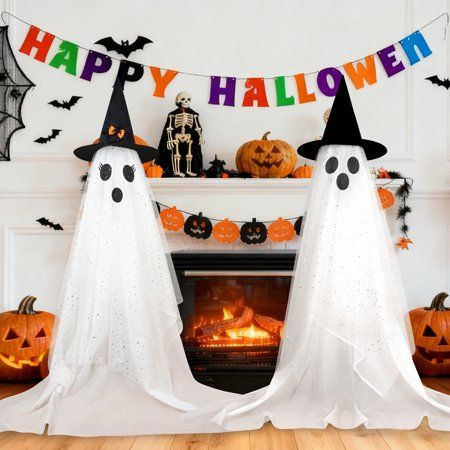 Outdoor & Indoor Spooky Ghost Lights With Remote