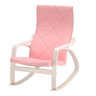 Ikea Poang baby pink rocking chair