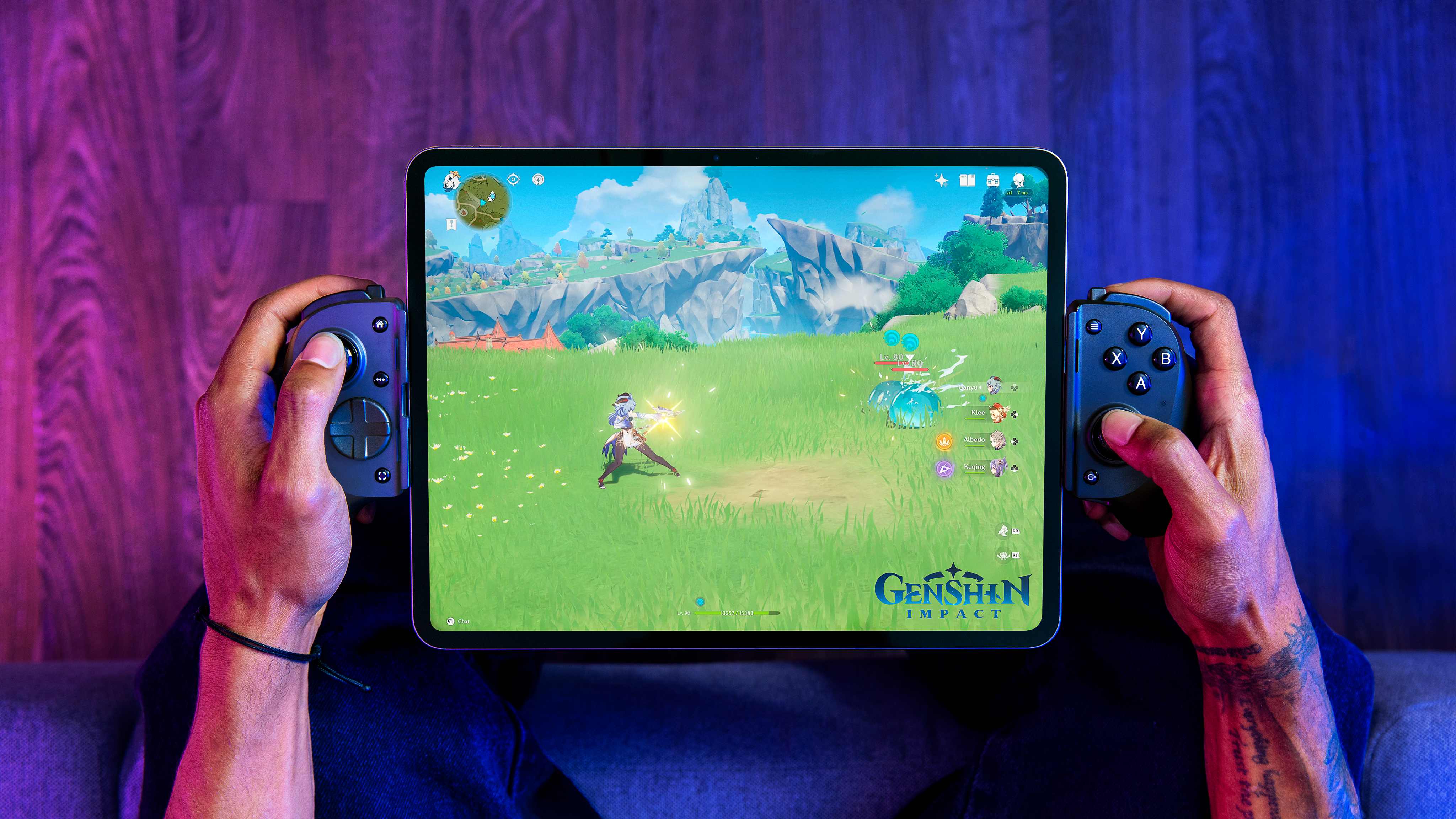 Images of the Razer Kishi V3 line of mobile controllers.