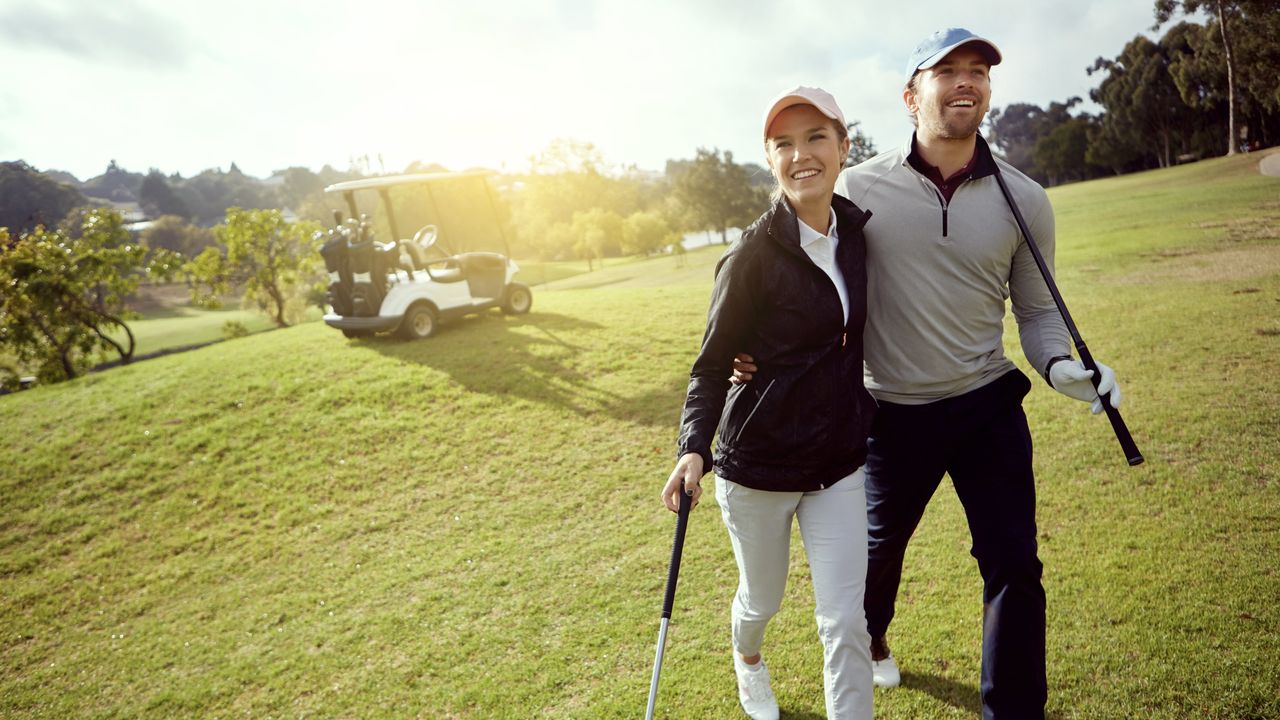 It&#039;s not always harmonious playing golf as a couple