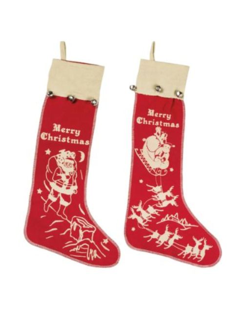 Primitives by Kathy Large Bell Stocking Set