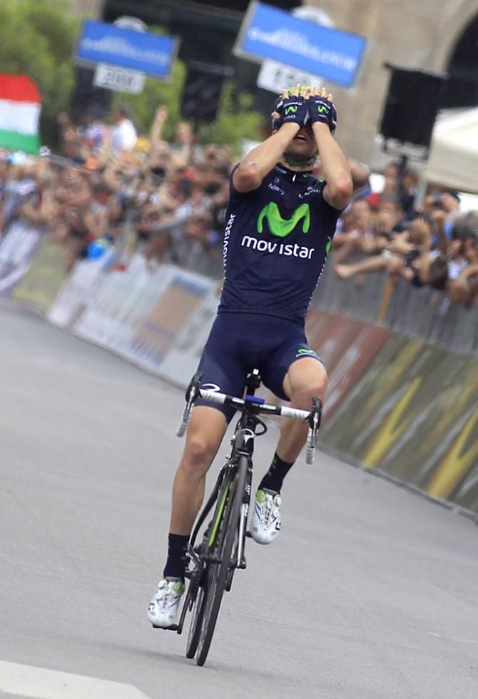 Giovanni Visconti (Movistar) wins the stage.