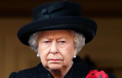 Queen Elizabeth II attends the annual Remembrance Sunday service