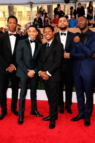 The Cast Of Straight Outta Compton at the Screen Actors Guild Awards 2016
