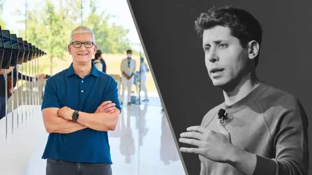 Tim Cook and Sam Altman