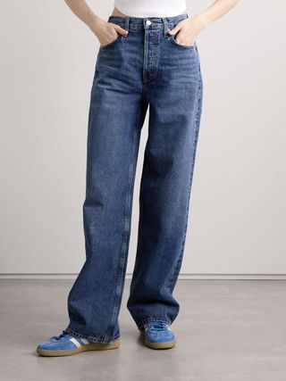 Agolde Low Slung Puddle Low-Rise Jeans