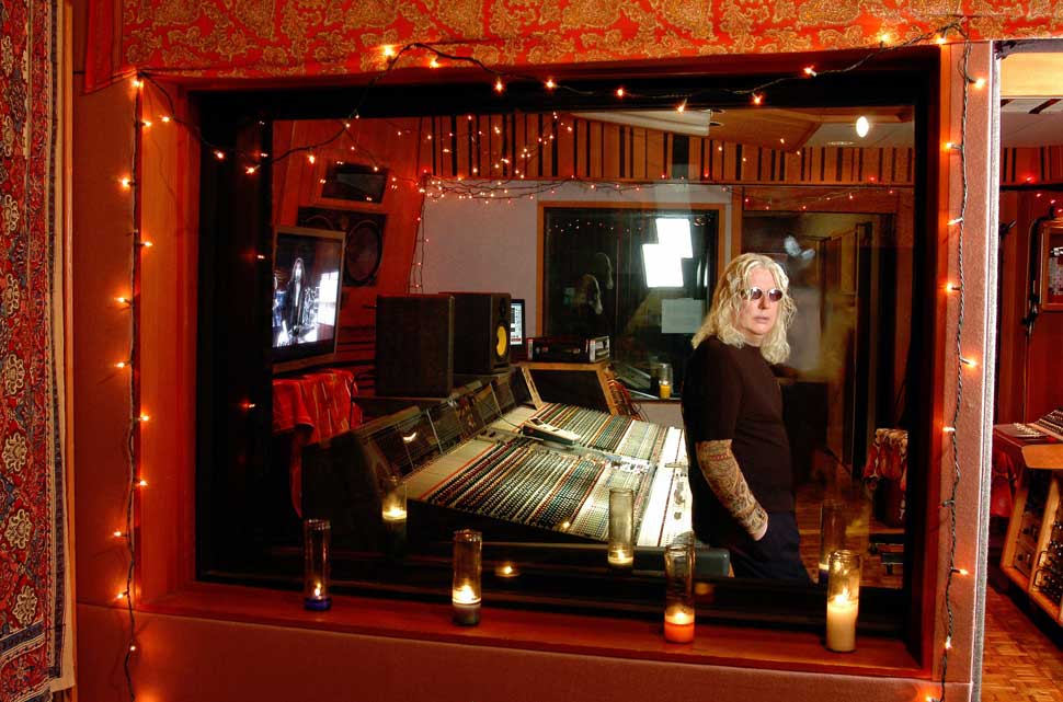 Roy Thomas Baker in the studio, 2005