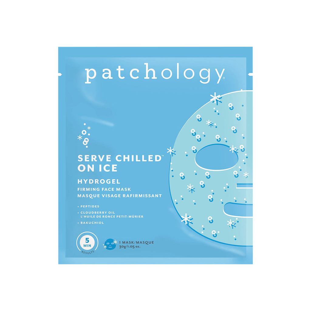 Serve Chilled on Ice Firming Hydrogel Mask