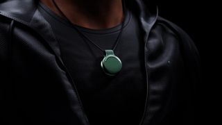 Limitless Pendant worn as a necklace