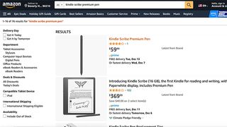Amazon Kindle Scribe pen