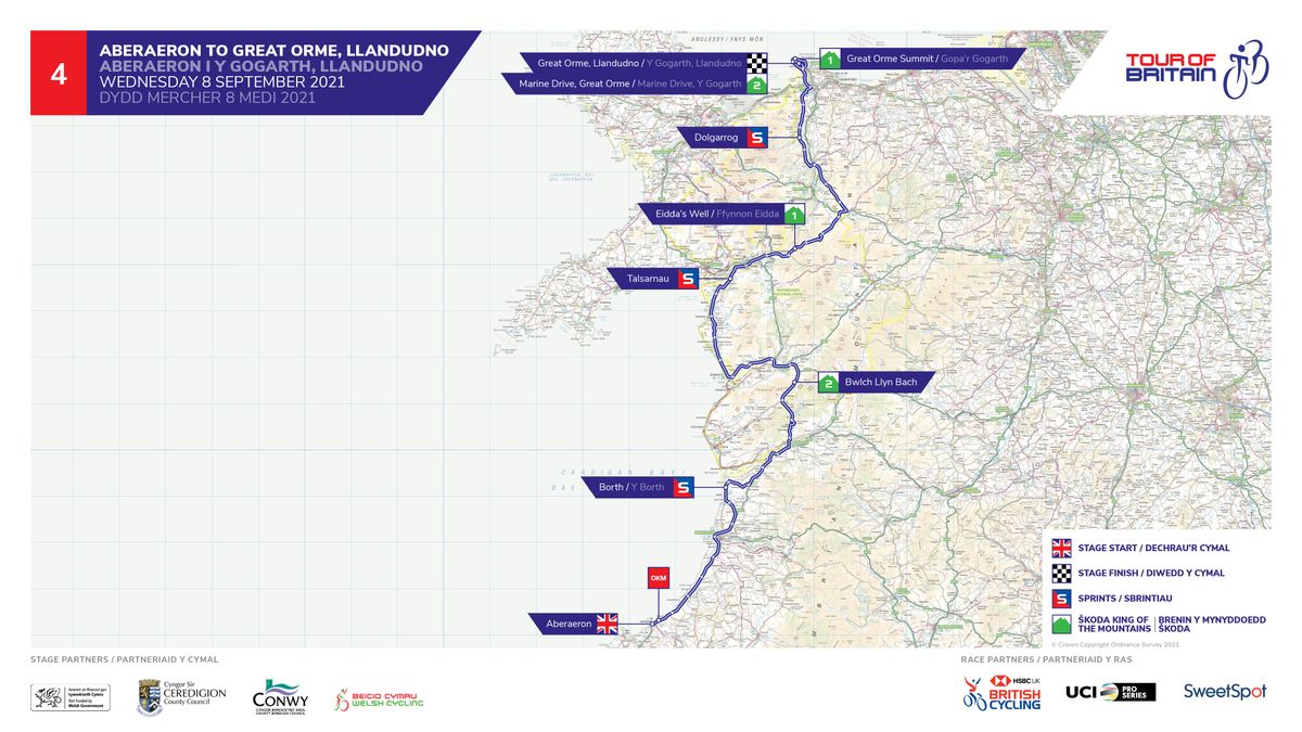 tour of britain 2021 maps