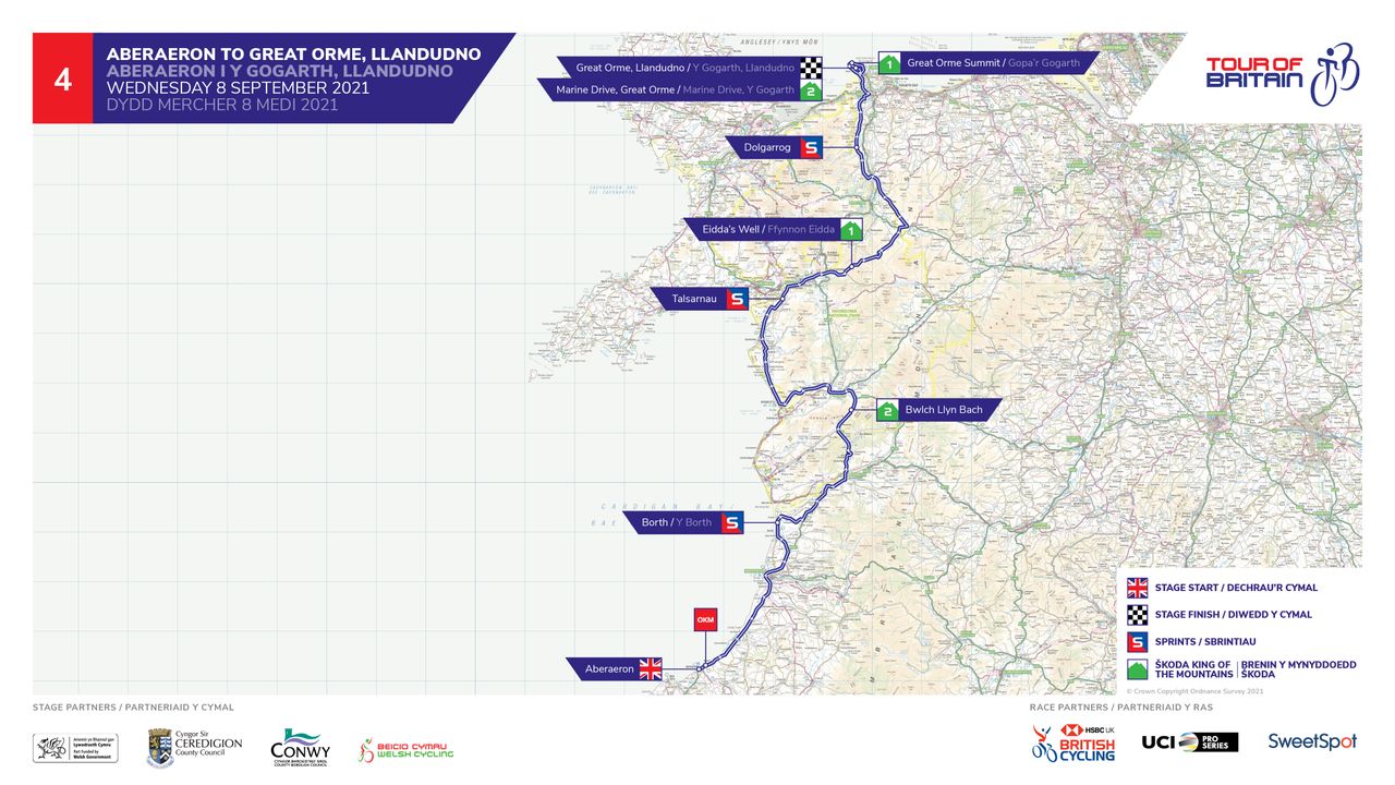 tour of britain 2021 maps