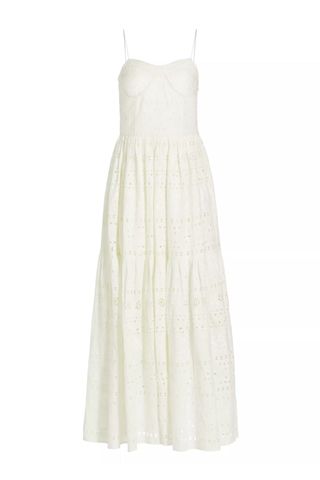 Carolina K Lola Cotton Eyelet Maxi Dress