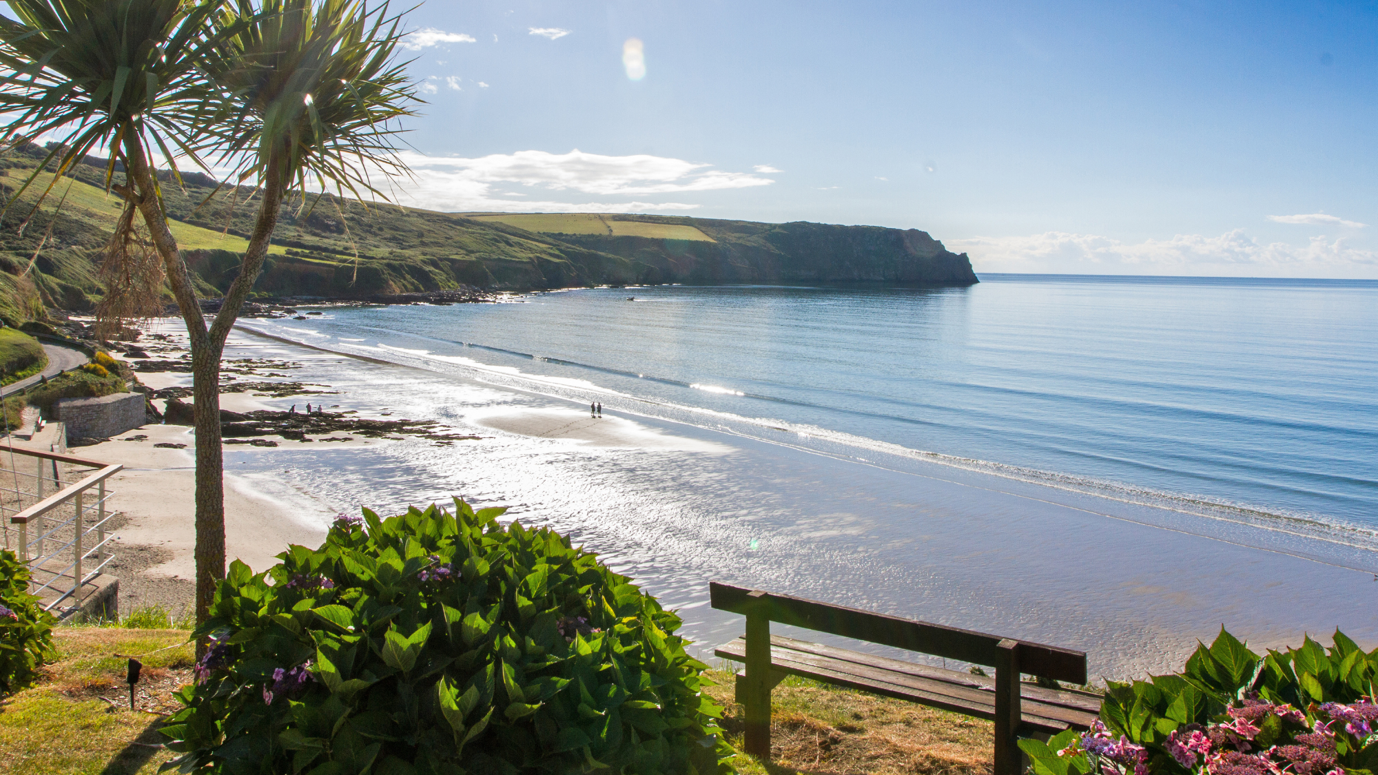 View of the beach from The Nare Hotel.