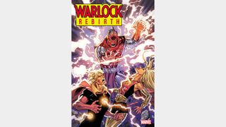 The cover for Warlock Rebirth #5.