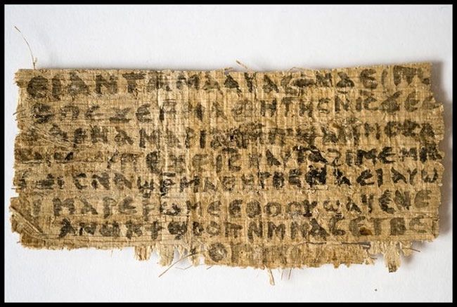 the Gospel of Jesus&#039;s Wife papyrus