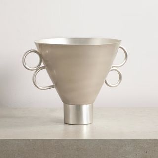 Oreja Silver-Plated Vase