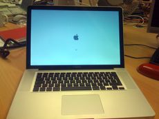 MacBook Pro - first boot