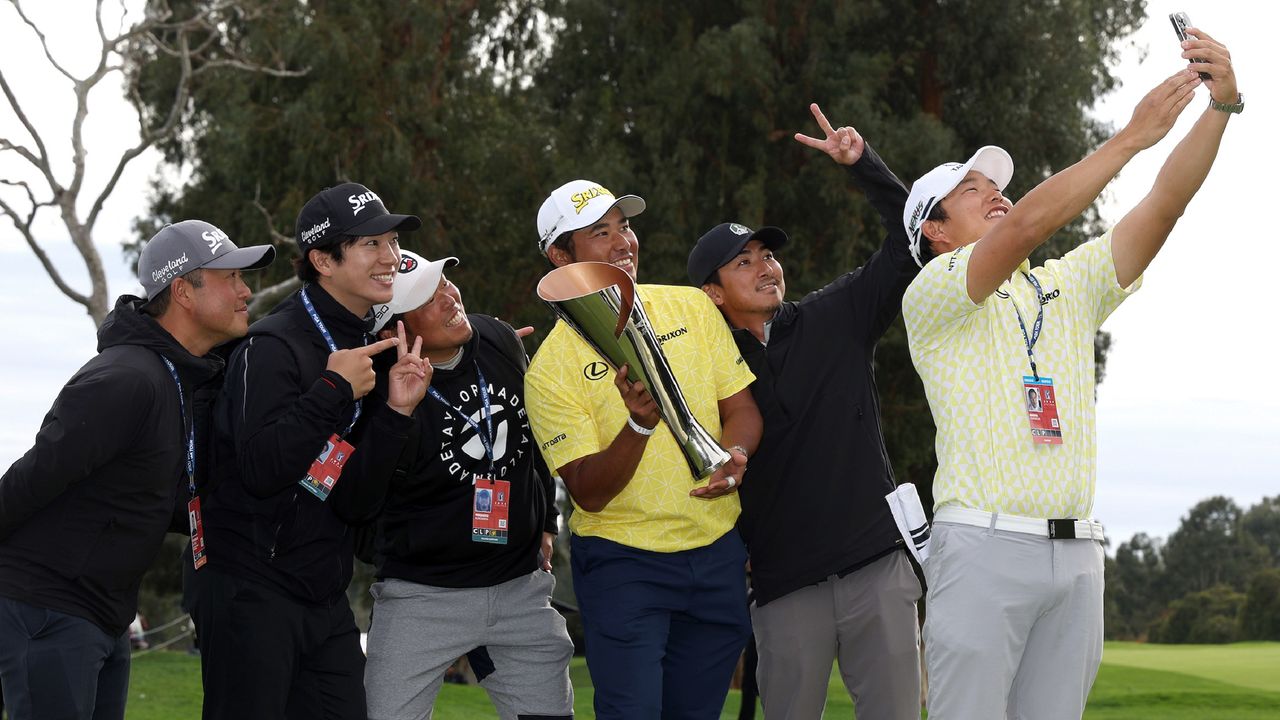 Hideki Matsuyama at the Genesis Invitational