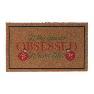 Mariah Carey Official Christmas Obsessed Doormat