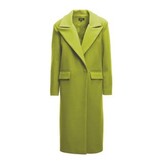 Lime Straight Overcoat by Bluzat