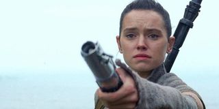 Daisy Ridley as Rey in Star Wars: Force Awakens