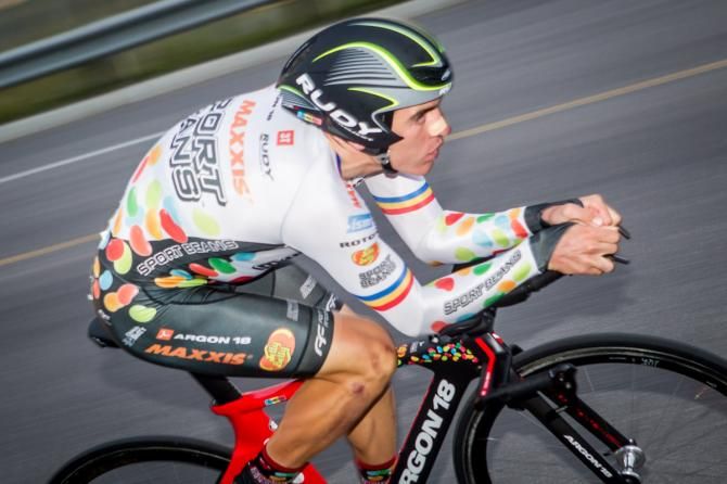 Serghei Tvetcov (Jelly Belly) made it onto the podium in second