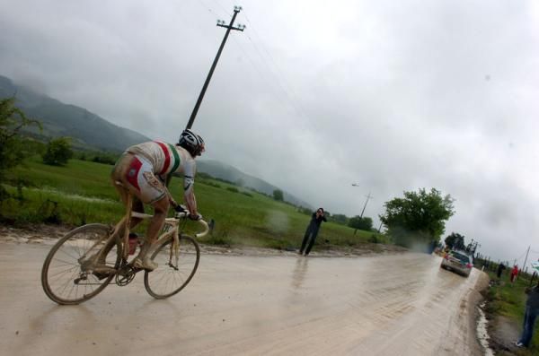 A lonely road ahead for Filippo Pozzato (Katusha)