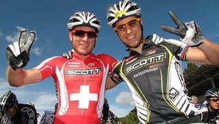 Florian Vogel and Nino Schurter