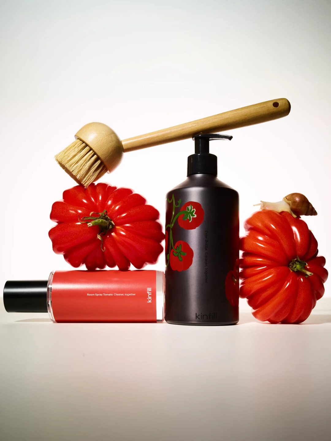 A set of kitchen cleaning detergents