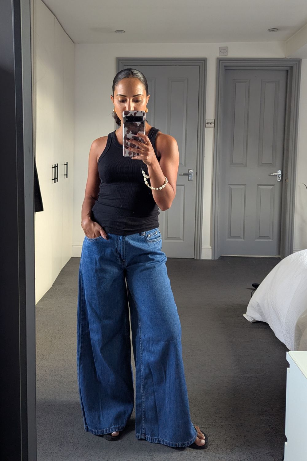 Jazzria Harris Best Petite Wide Leg Jeans