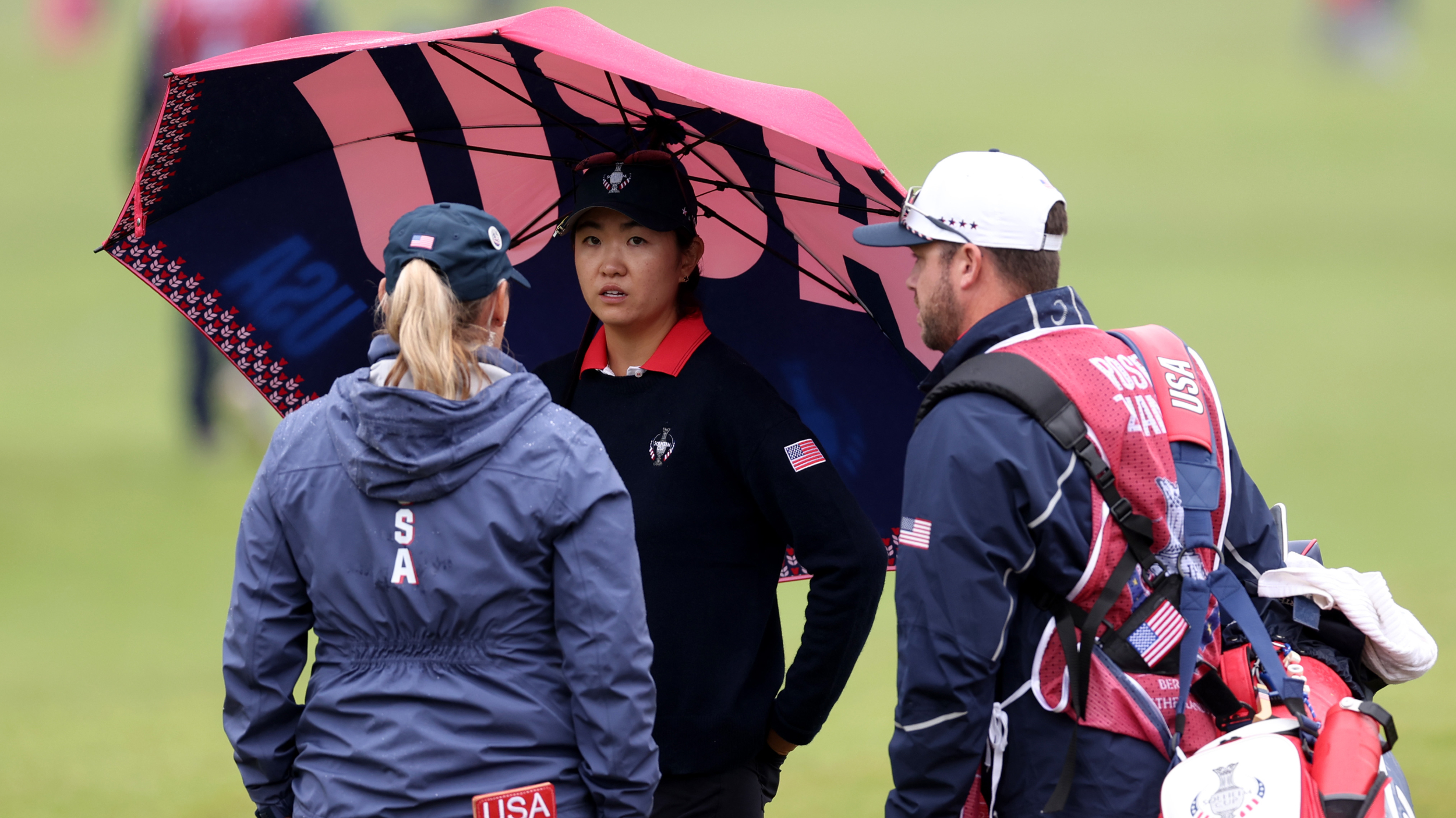 Rose Zhang at the Solheim Cup at Bernardus Golf 