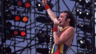 Kevin DuBrow of Quiet Riot at the US Festival in 1983