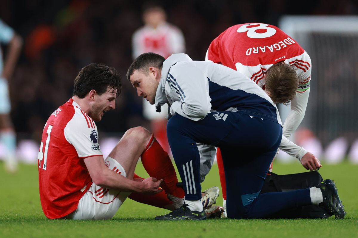 Is Arsenal's Declan Rice injured this weekend? Early Premier League ...