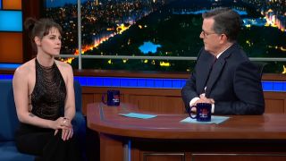 Kristen Stewart's appearance on The Late Show with Stephen Colbert