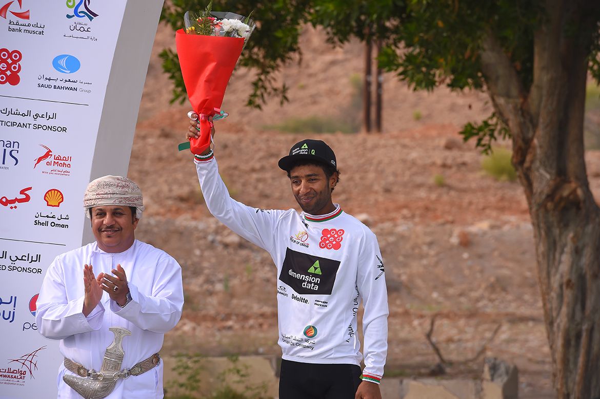 Merhawi Kudus leads the young rider classification