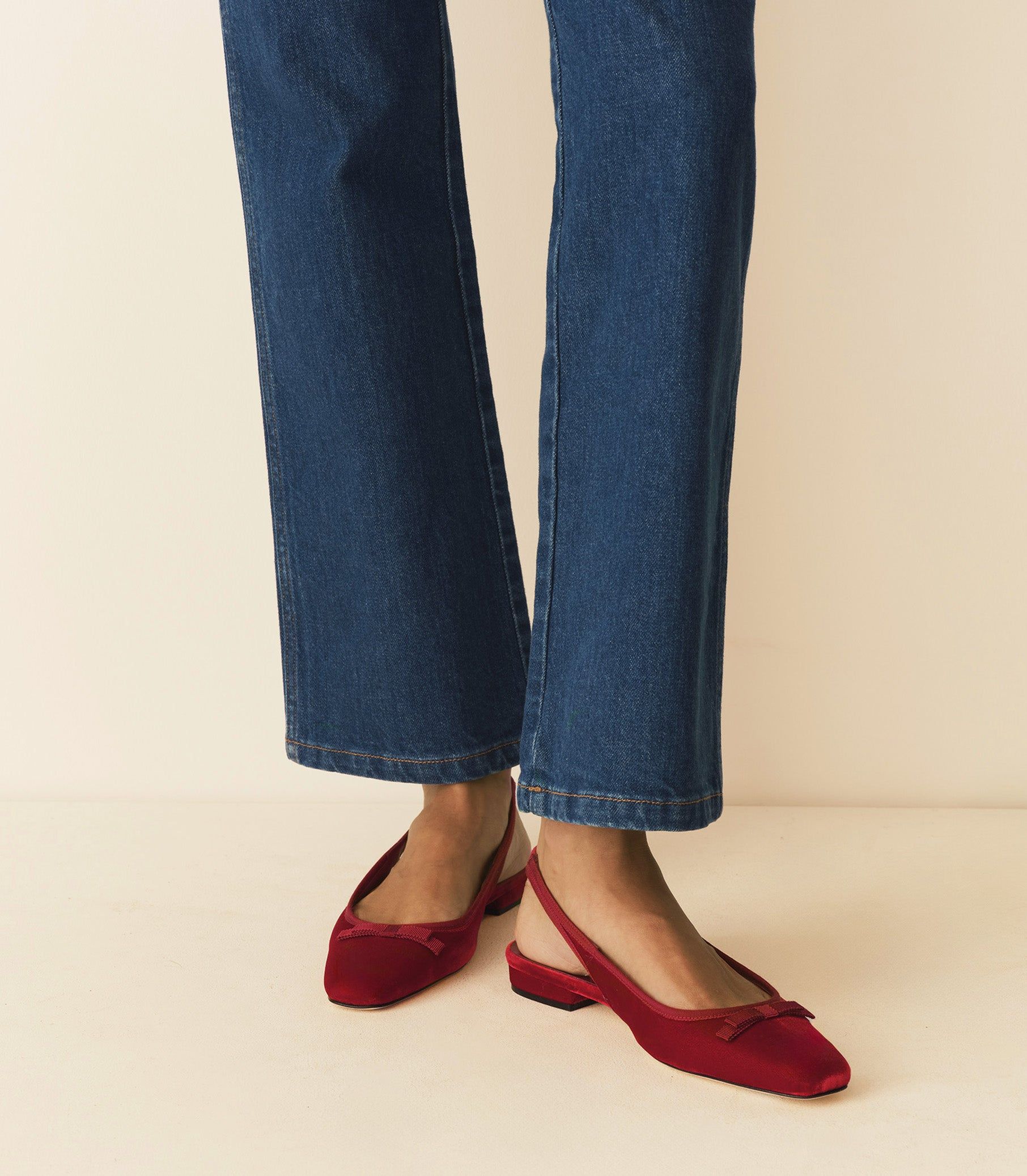Cossima Slingback -- Ruby Velvet