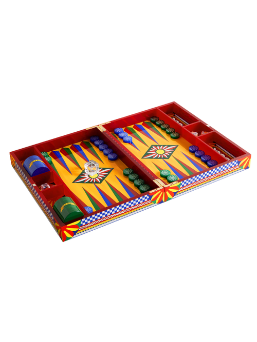 DOLCE&GABBANA Caretto Resin and Wood Backgammon Set