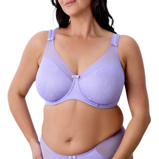 Beauty Lace Underwired Smoothing Bra - Violet Tulip