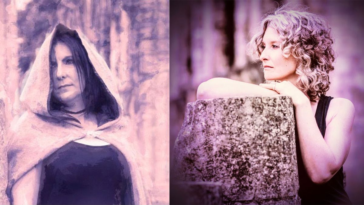 Angela Gordon and Heather Findlay composite in woodland