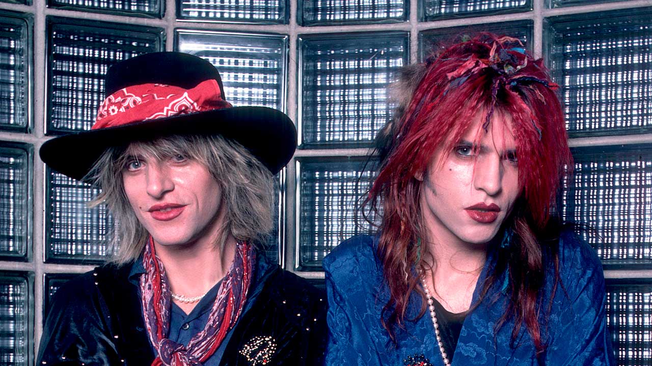 Michael and Jay Aston pose backstage at the Metro, Chicago, Illinois, October 17, 1986