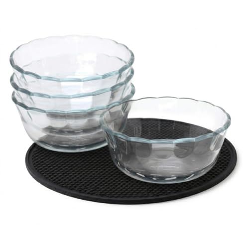 Air Fryer Glass Baking Cups 4 Piece Set