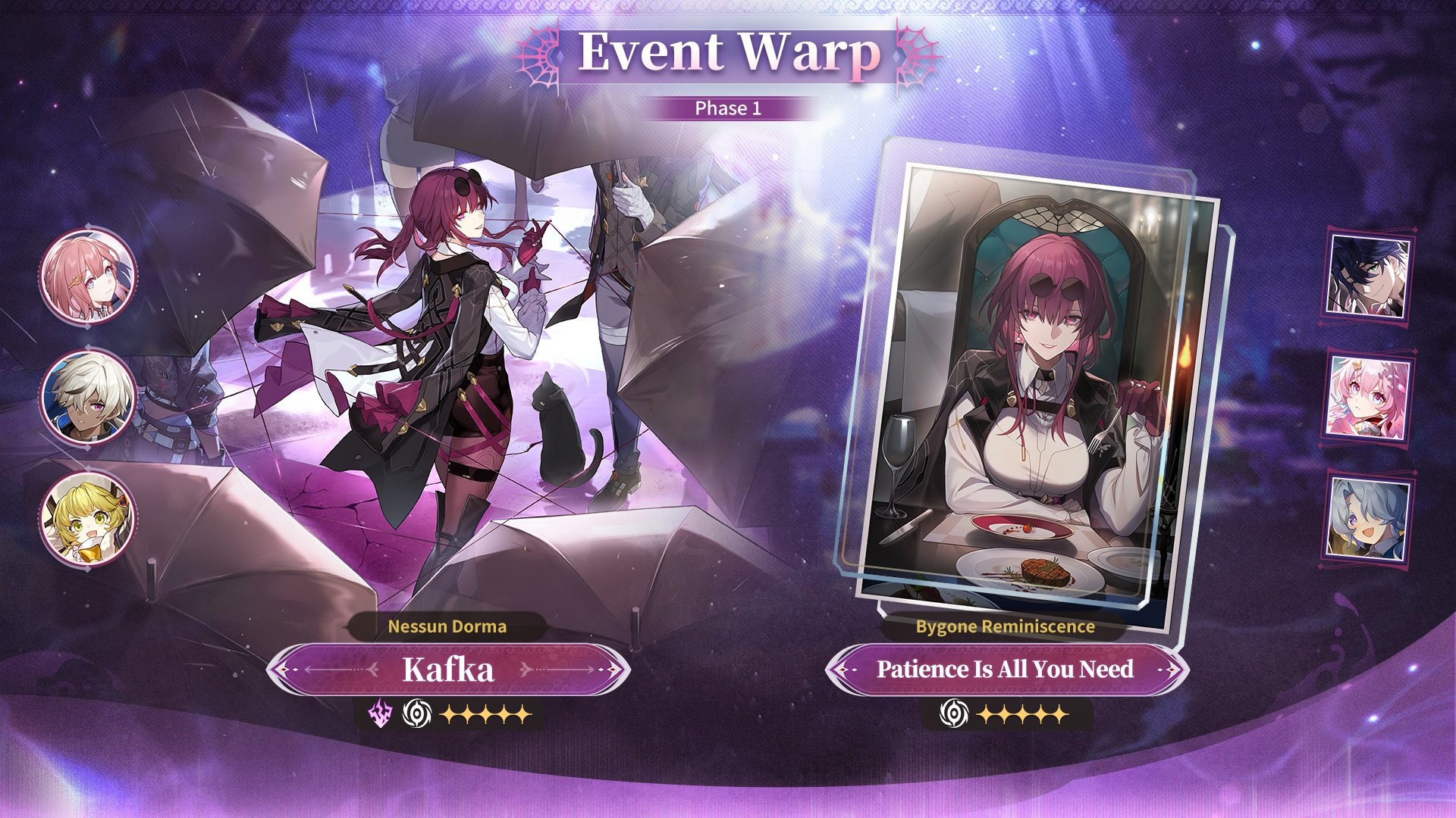 Honkai Star Rail next banner - Kafka in version 3.5