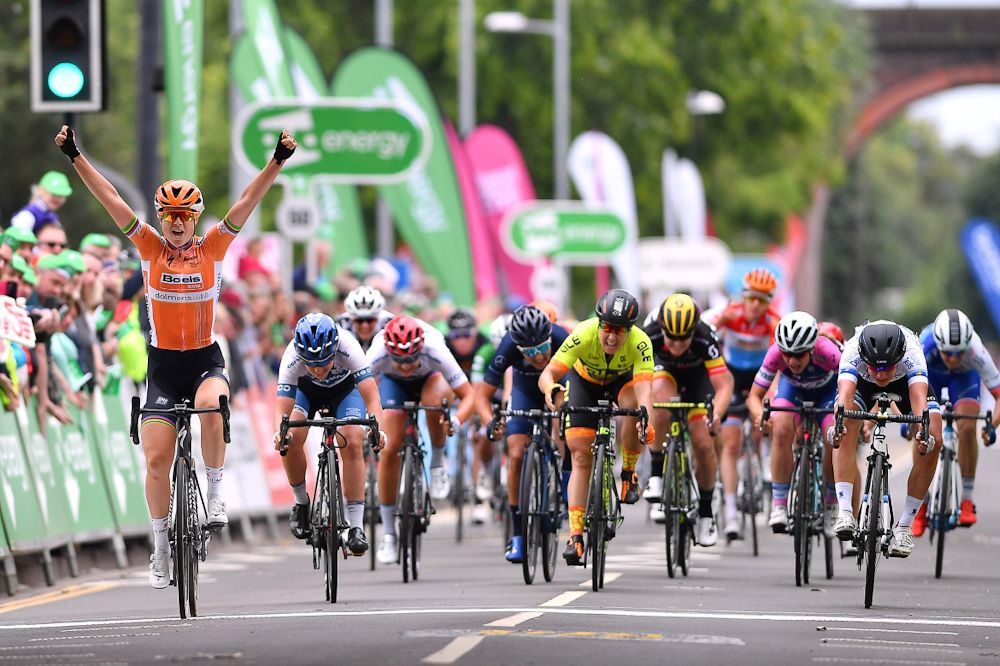 Amalie Dideriksen (Boels Dolmans) wins stage 4 of the OVO Energy Women's Tour