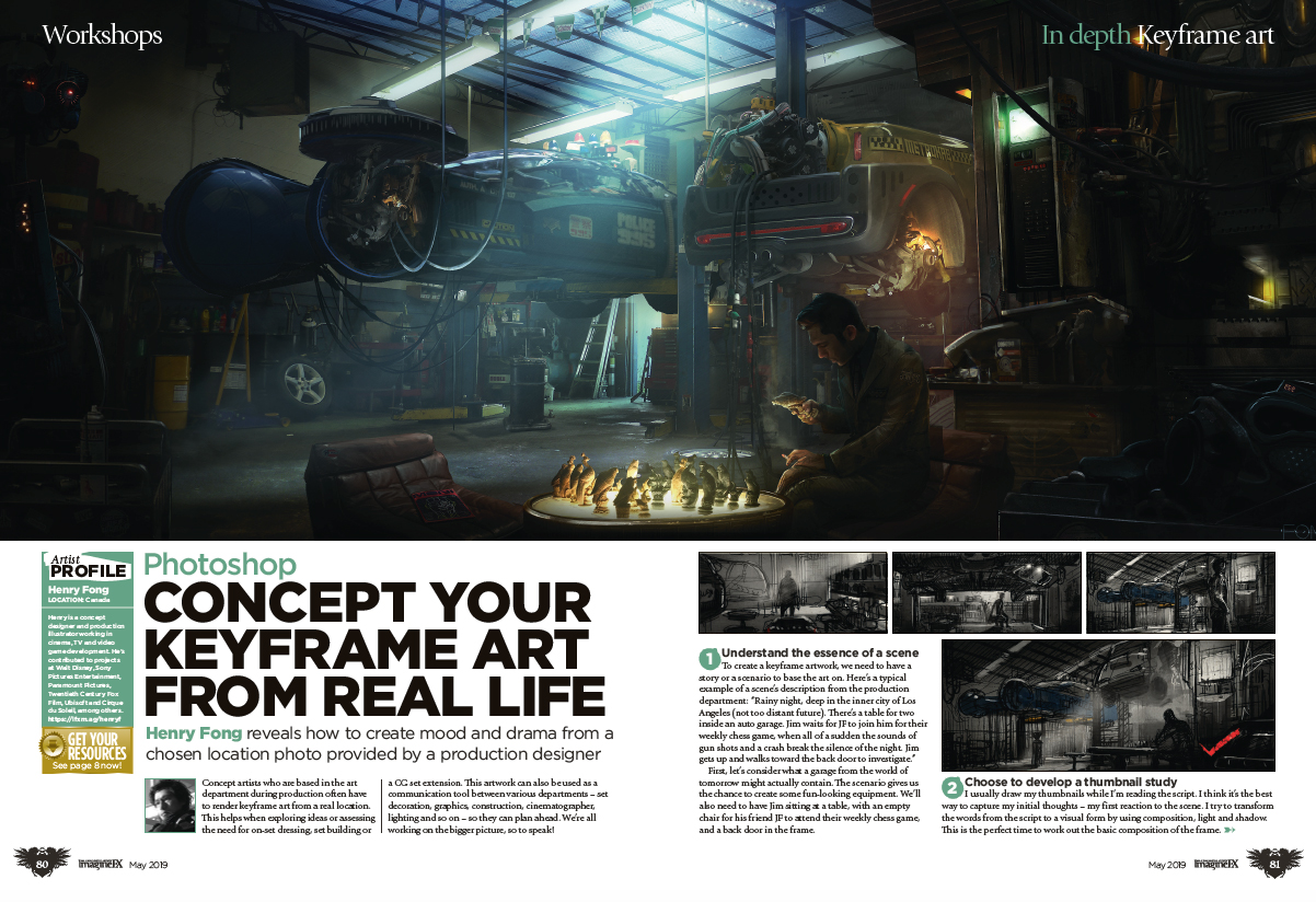 ImagineFX feature spread