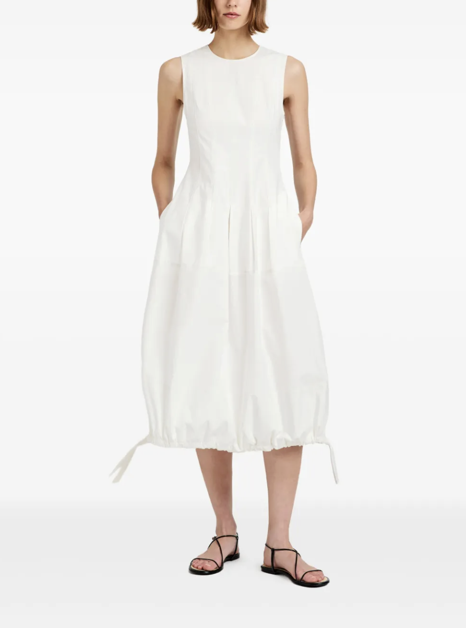 Proenza Schouler White Label, Proenza Schouler White Label Drawstring-Hem Sleeveless Dress